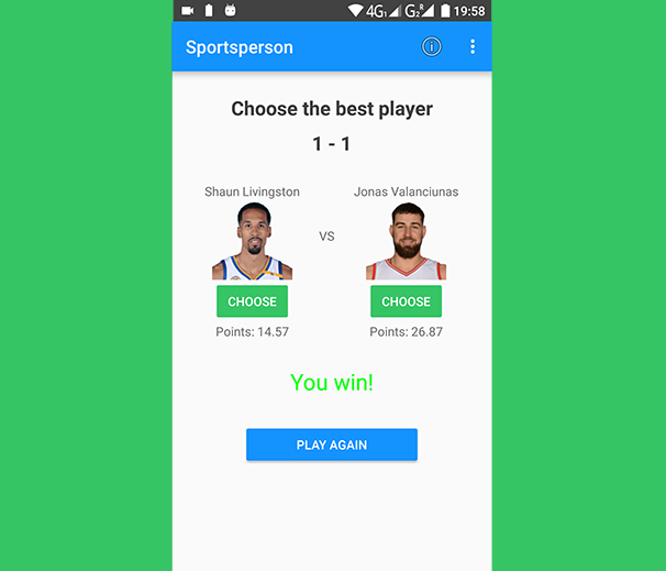 SportsPerson App